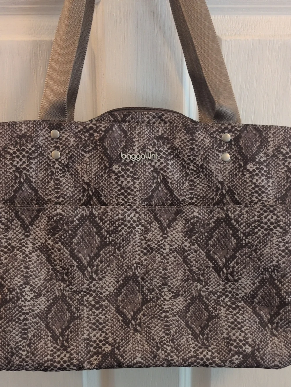 Baggallini Snake-Print The Only Bag